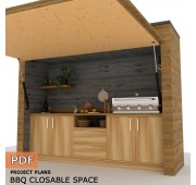 BBQ closable space, DIY Grill Shed Station - Digital Download Only BBQ closable space, DIY Grill Shed Station - Digital Download Only