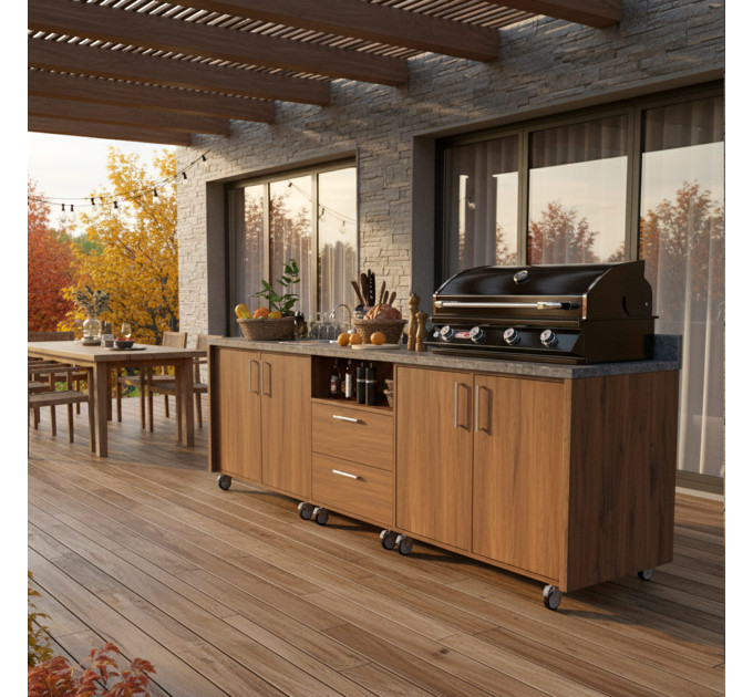Get Your DIY Grill Cabinet, Grill Table, and Outdoor Kitchen Plans Here