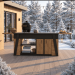 DIY Grill Shed Station & BBQ Kitchen Table - Download Your Plans Today
