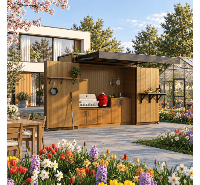 Build Your Own Grill Shed Station - Complete DIY Plans for an Enclosed BBQ Space