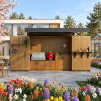 Ultimate DIY Grill Shed Station - Closable Outdoor BBQ Space - Digital Download Only