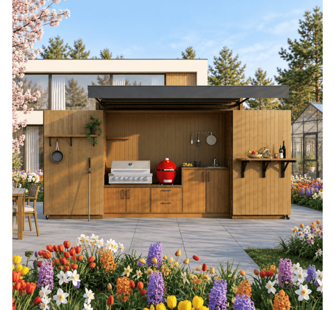 Build Your Own Grill Shed Station - Complete DIY Plans for an Enclosed BBQ Space