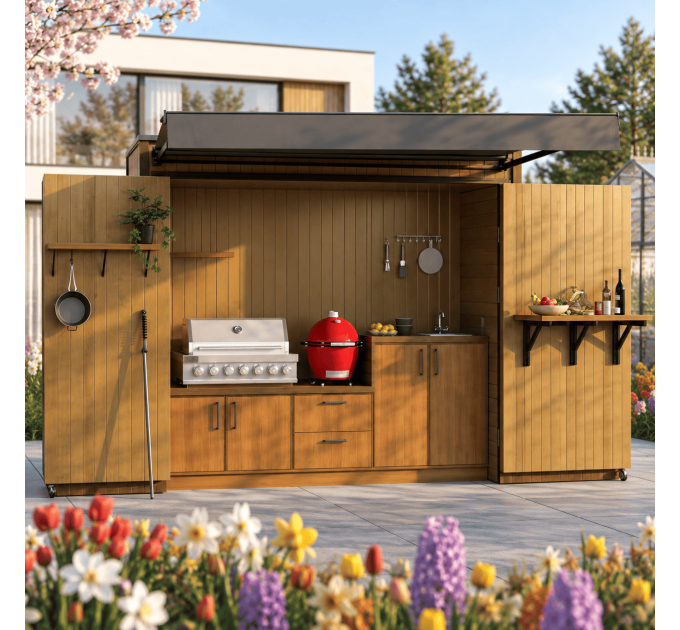 Build Your Own Grill Shed Station - Complete DIY Plans for an Enclosed BBQ Space