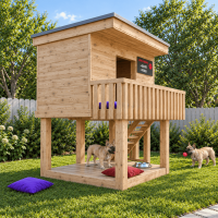 DIY wooden doghouse instructions, Wooden dog house, Outdoor dog house, Luxury dog houses, Dog house bed - Digital Download Only DIY wooden doghouse instructions, Wooden dog house, Outdoor dog house, Luxury dog houses, Dog house bed - Digital Download Only
