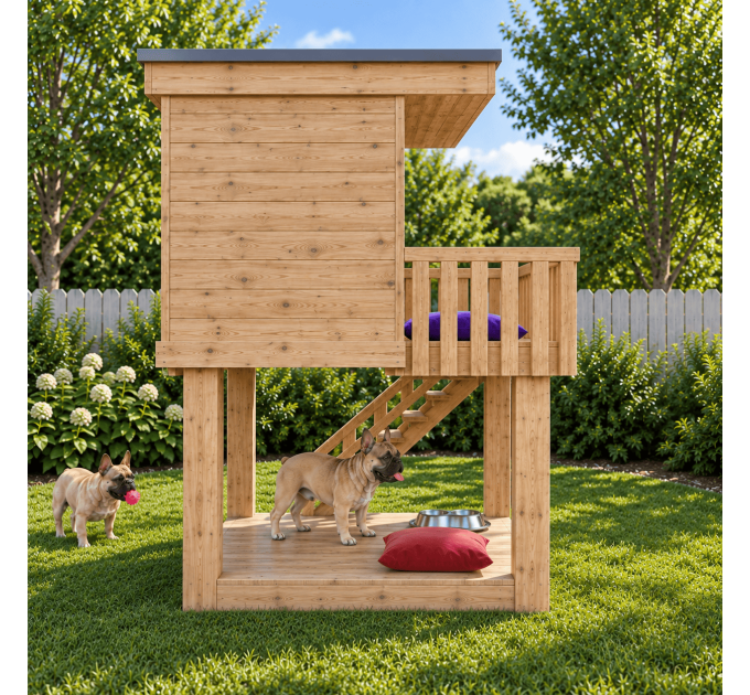 DIY wooden doghouse instructions, Wooden dog house, Outdoor dog house, Luxury dog houses, Dog house bed - Digital Download Only
