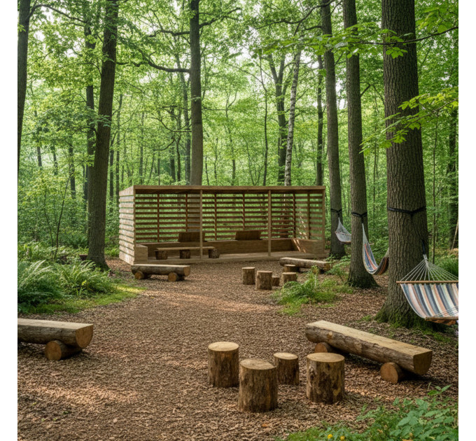 Modern pergola, patio plan, shelter plan, covered shelter, outdoor house, pavilion plan - Digital Download Only
