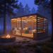 Modern patio plan, shelter plan, covered shelter, outdoor house, pavilion plan, pergola - Digital Download Only