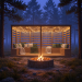 Modern patio plan, shelter plan, covered shelter, outdoor house, pavilion plan, pergola - Digital Download Only