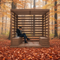 Patio plan, shelter plan, covered shelter, outdoor house, pavilion plan, modern pergola - Digital Download Only