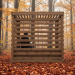 Patio plan, shelter plan, covered shelter, outdoor house, pavilion plan, modern pergola - Digital Download Only