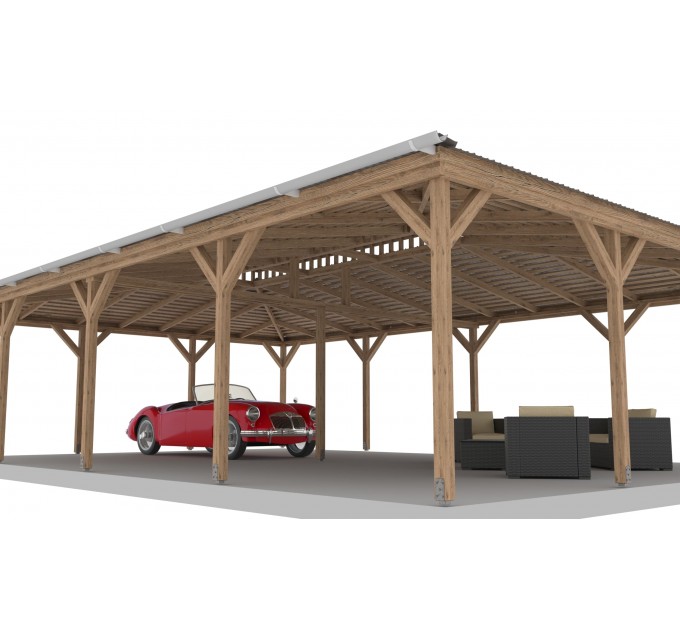DIY Pergola, Wood gazebo plan, Complete pavilion, Gable timber frame pavilion, Gable pergola - Digital Download Only