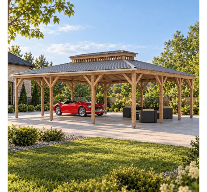 DIY Pergola, Wood gazebo plan, Complete pavilion, Gable timber frame pavilion, Gable pergola - Digital Download Only