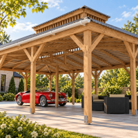 DIY Pergola, Wood gazebo plan, Complete pavilion, Gable timber frame pavilion, Gable pergola - Digital Download Only
