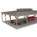 DIY Pergola, Wood gazebo plan, Complete pavilion, Gable timber frame pavilion, Gable pergola - Digital Download Only