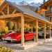 Wood gazebo plan, Gable pergola, Complete pavilion, Gable timber frame pavilion - Digital Download Only