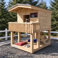 Outdoor dog house, DIY wooden doghouse instructions, Luxury dog houses, Dog house bed - Digital Download Only