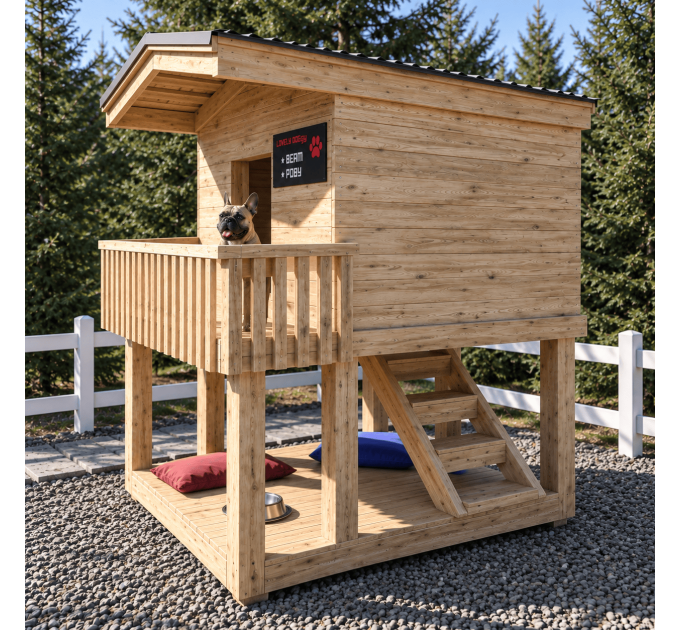 Outdoor dog house, DIY wooden doghouse instructions, Luxury dog houses, Dog house bed - Digital Download Only