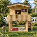 Wooden doghouse, Step-by-step guide, DIY doghouse plans, Luxury dog houses, Dog house bed, Large/medium dog house - Digital Download Only