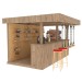 Outdoor Bar, backyard party pavilion, open-air bar, beach bar, outdoor house, party bar plan - Digital Download Only