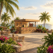 Outdoor Bar, backyard party pavilion, open-air bar, beach bar, outdoor house, party bar plan - Digital Download Only