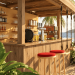 Outdoor Bar, backyard party pavilion, open-air bar, beach bar, outdoor house, party bar plan - Digital Download Only