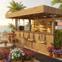 Outdoor Bar, backyard party pavilion, open-air bar, beach bar, outdoor house, party bar plan - Digital Download Only Outdoor Bar, backyard party pavilion, open-air bar, beach bar, outdoor house, party bar plan - Digital Download Only
