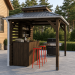 Outdoor Bar, backyard party pavilion, open-air bar, beach bar, outdoor house, party bar plan - Digital Download Only