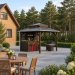 Outdoor Bar, backyard party pavilion, open-air bar, beach bar, outdoor house, party bar plan - Digital Download Only