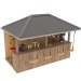 DIY Beach bar, outdoor open-air bar, backyard party pavilion, outdoor house, party bar plan - Digital Download Only