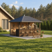 DIY Beach bar, outdoor open-air bar, backyard party pavilion, outdoor house, party bar plan - Digital Download Only