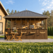 DIY Beach bar, outdoor open-air bar, backyard party pavilion, outdoor house, party bar plan - Digital Download Only
