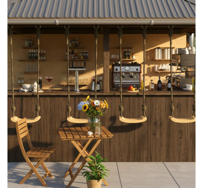 DIY Beach bar, outdoor open-air bar, backyard party pavilion, outdoor house, party bar plan - Digital Download Only