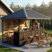 DIY Beach bar, outdoor open-air bar, backyard party pavilion, outdoor house, party bar plan - Digital Download Only