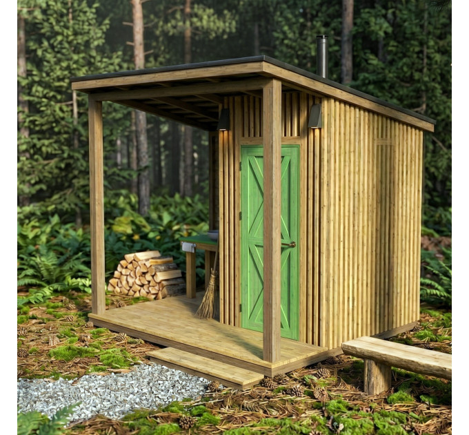 Outdoor Bathroom Shed Plans – Modern Outhouse with Shower, Toilet & Sink