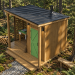 Outdoor Bathroom Shed Plans – Modern Outhouse with Shower, Toilet & Sink