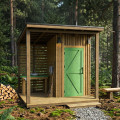 Outdoor Bathroom Shed Plans – Modern Outhouse with Shower, Toilet & Sink