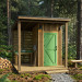 Outdoor Bathroom Shed Plans – Modern Outhouse with Shower, Toilet & Sink