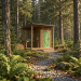Outdoor Bathroom Shed Plans – Modern Outhouse with Shower, Toilet & Sink