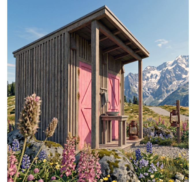 Modern Outhouse Plans – Outdoor Shed & Bathroom Blueprints