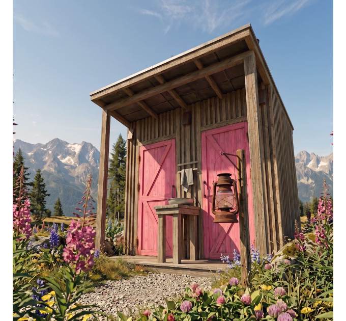 Modern Outhouse Plans – Outdoor Shed & Bathroom Blueprints