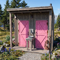 Modern Outhouse Plans, Outdoor Sheds, Bathrooms Blueprints (Digital Download)