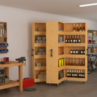 Garage cabinet storage, racking storage, diy garage shelf, wall shelving units - Digital Download Only Garage cabinet storage, racking storage, diy garage shelf, wall shelving units - Digital Download Only