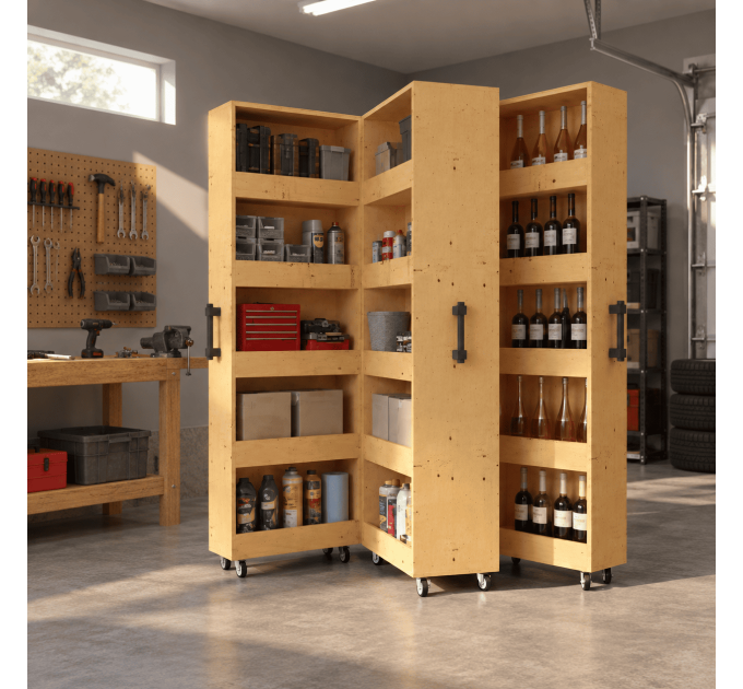 Transform Your Garage with DIY Cabinet, Racking, and Wall Shelving Storage Solutions - Download Now