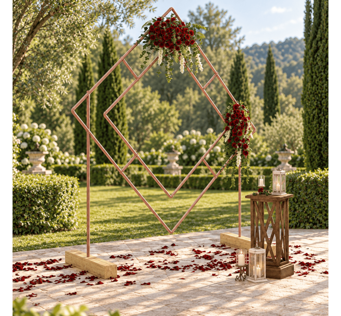 Building plans wedding arch, DIY A-frame wedding arbor, backdrop stand, wedding backdrop - Digital Download Only