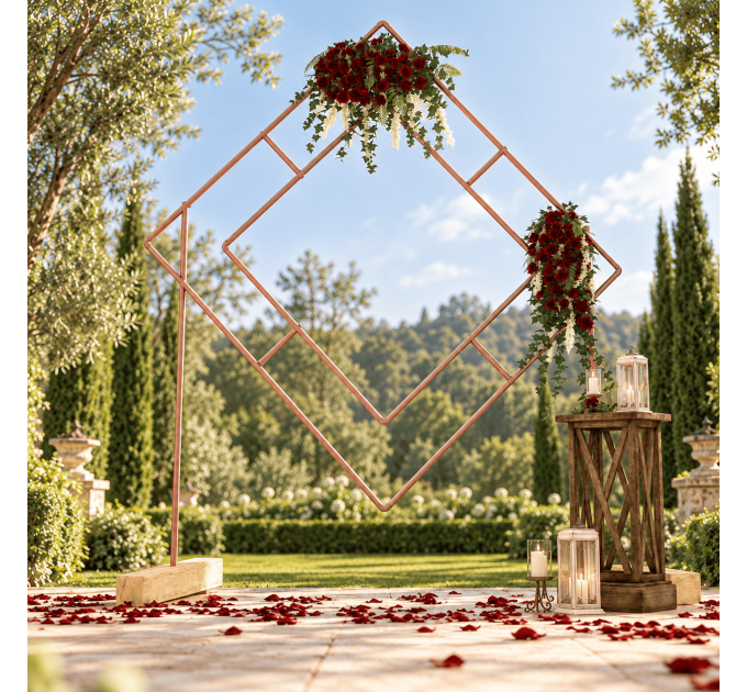 Building plans wedding arch, DIY A-frame wedding arbor, backdrop stand, wedding backdrop - Digital Download Only