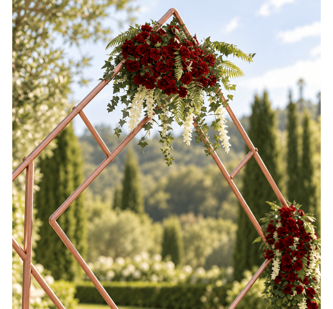 Building plans wedding arch, DIY A-frame wedding arbor, backdrop stand, wedding backdrop - Digital Download Only