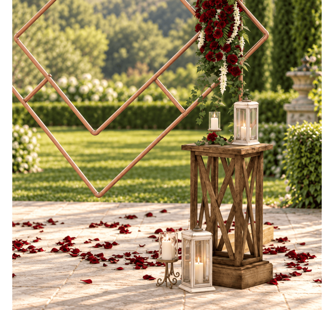 Building plans wedding arch, DIY A-frame wedding arbor, backdrop stand, wedding backdrop - Digital Download Only
