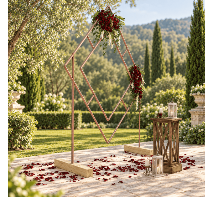 Building plans wedding arch, DIY A-frame wedding arbor, backdrop stand, wedding backdrop - Digital Download Only