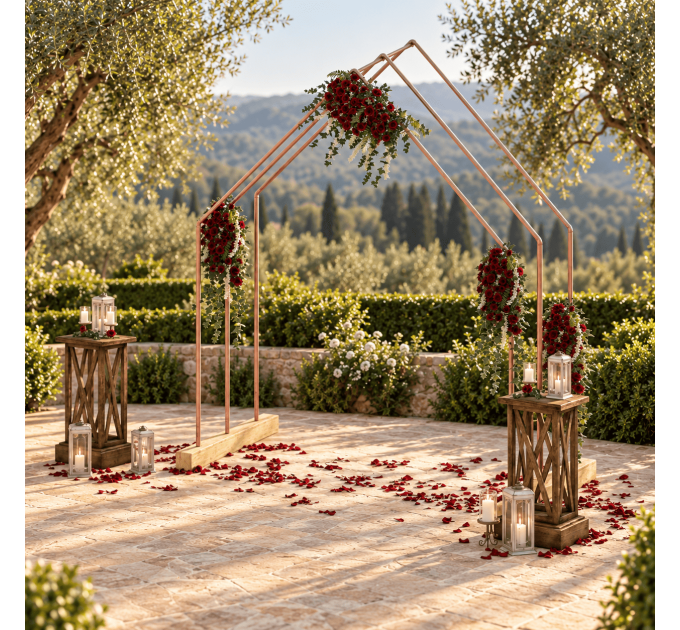 Building plans wedding arch, DIY A-frame wedding arbor, backdrop stand, wedding backdrop - Digital Download Only