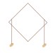 Building plans wedding arch, DIY A-frame wedding arbor, backdrop stand, wedding backdrop - Digital Download Only